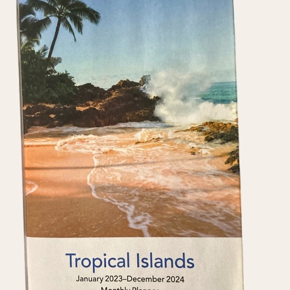 2024 Mini Planner “Tropical” View the whole month at a time. Two Full Years! - Picture 3 of 15